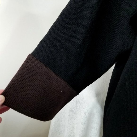 Michael Collection Jacket Skirt Top Tank 3 PC Plus 3X Black Brown Business Dress - Picture 8 of 9